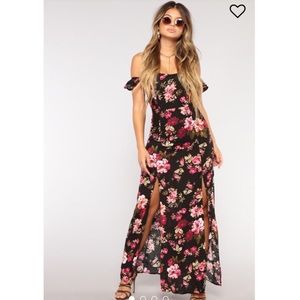 Floral dress from Fashion Nova